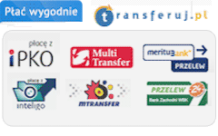 Bezpieczeństwo i wygodę płatności zapewnia Transferuj.pl